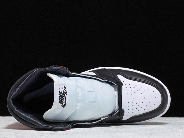 Rep TBK Air Black Toe High Satin Jordan 1 Retro CD0461-016 0627